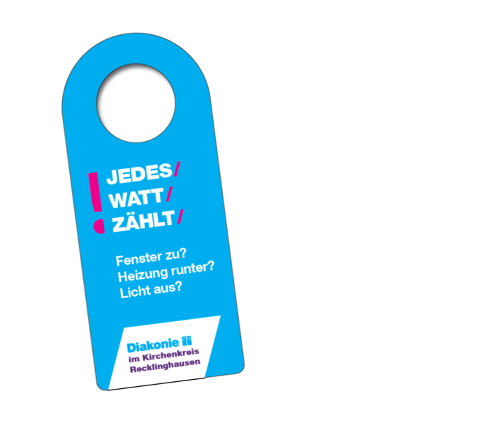 Jedes Watt zählt Anhänger für Türen