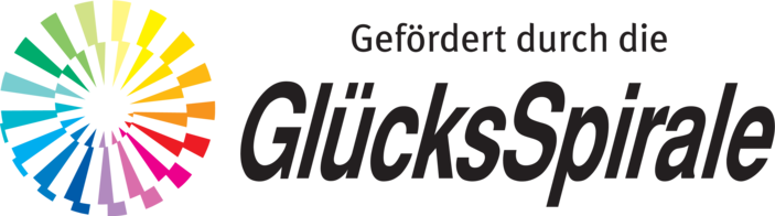 Logo der Glücksspirale mit dem Zusatz "gefördert durch"