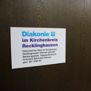 Eingangstür zur Beratungsstelle