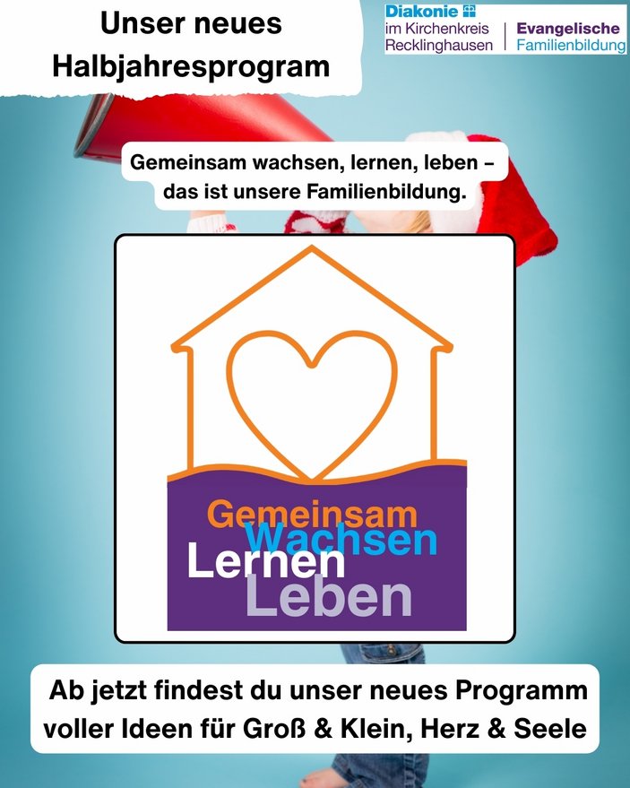 Ankündigungsplakat des Halbjahresprogramms